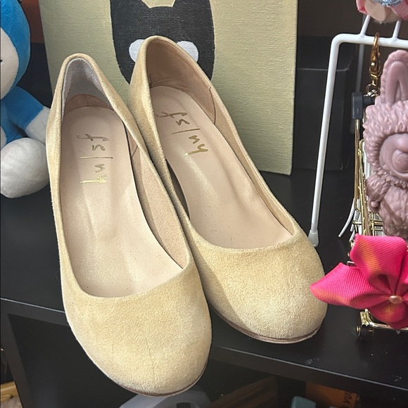 French Sole/ New York Suede Trance Tan Shoes - Made in Italy - No Box - Picture 1 of 5